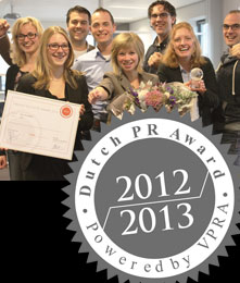 PDR public relations wint Dutch PR Award 2012
